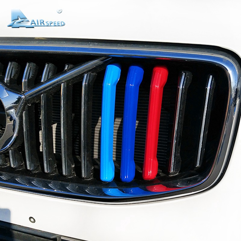 Kẹp Trang Trí Lưới Tản Nhiệt Phía Trước Cho Xe Hơi Volvo XC60 S90 2018-2022