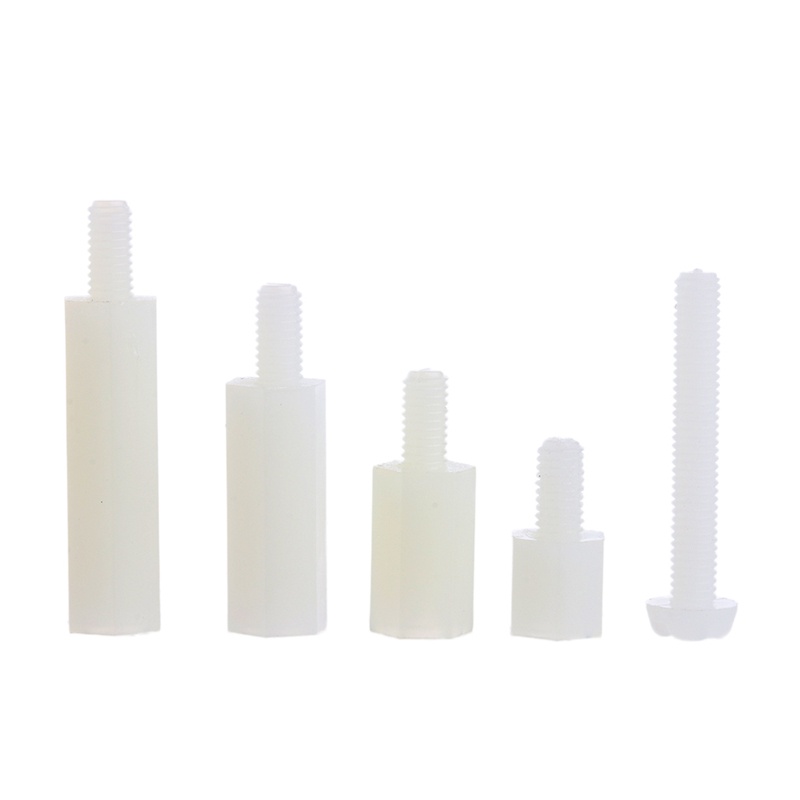 Bộ Ốc Vít M3 Hex Bằng Nhựa Kèm Giá Đỡ Chuyên Dụng