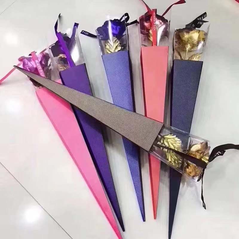 Hoa Hồng Sáp Mạ Vàng 24k, Hoa Hồng Mạ Vàng Đóng Gói Thắt Nơ Sang Trọng - Quà Tặng Người Yêu, Lễ Tình Nhân, Dịp Đặc Biệt