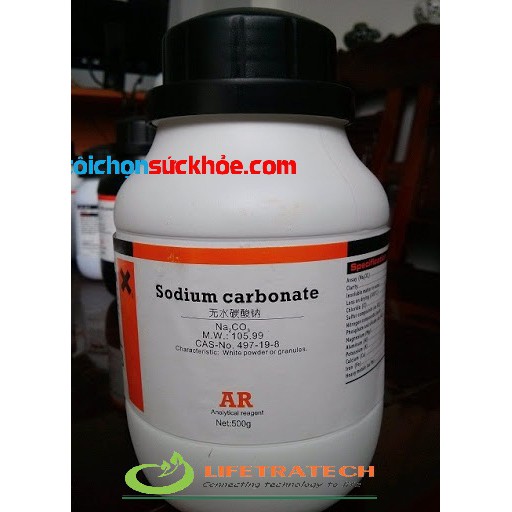Hóa chất Na2CO3 Natri cacbonat Sodium carbonate Xilong lọ 500g thí nghiệm