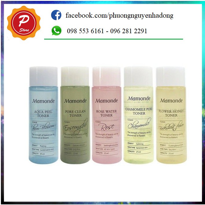 Nước hoa hồng Mamode mini - 25ml