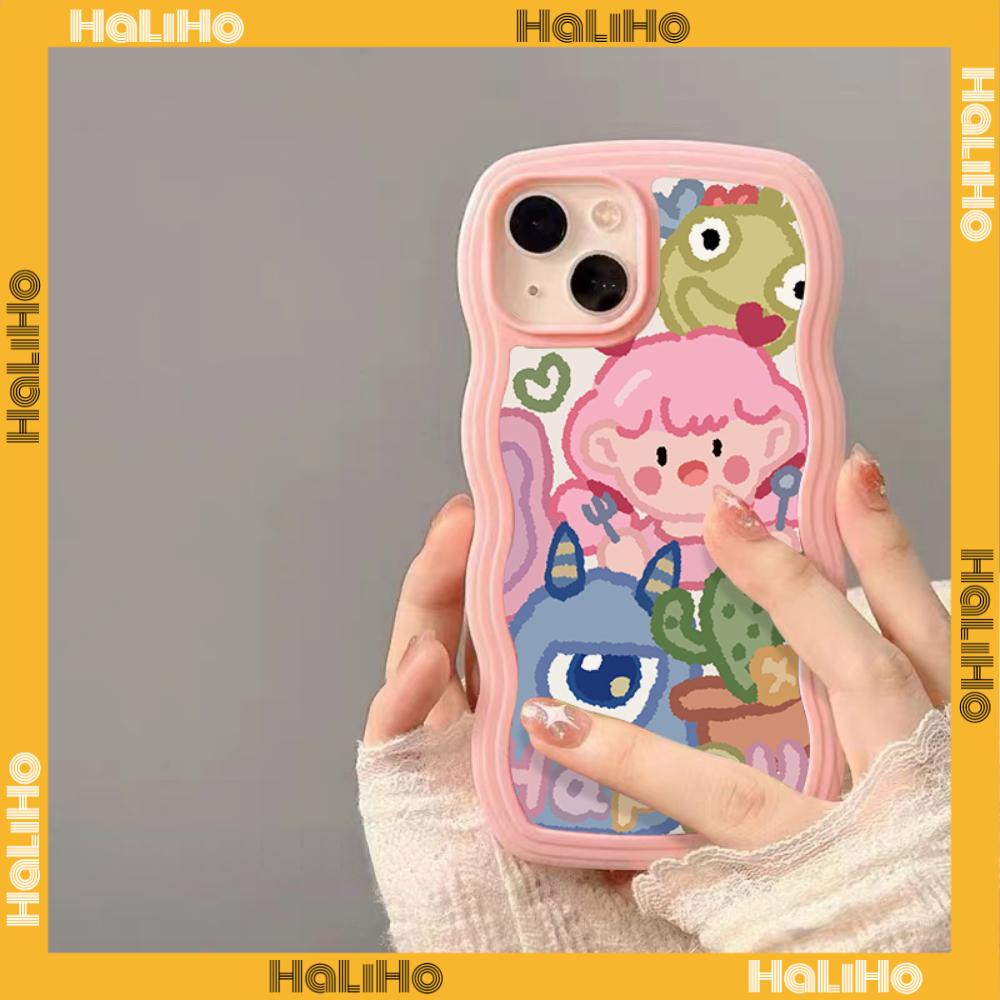 iPhone Case Candy Color Wave 2-in-1 Silicone Soft Case Airbag Shockproof Protection Camera Cartoon Cute Compatible For iPhone 11 Pro Max 13 Pro Max 12 Pro Max 7Plus xr XS Max
