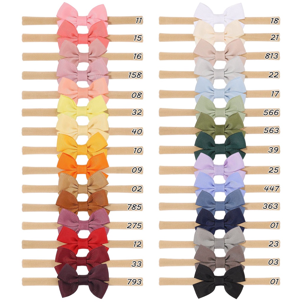 Dây buộc tóc nơ KIDSBOWS mini co giãn tốt thời trang dành cho bé gái