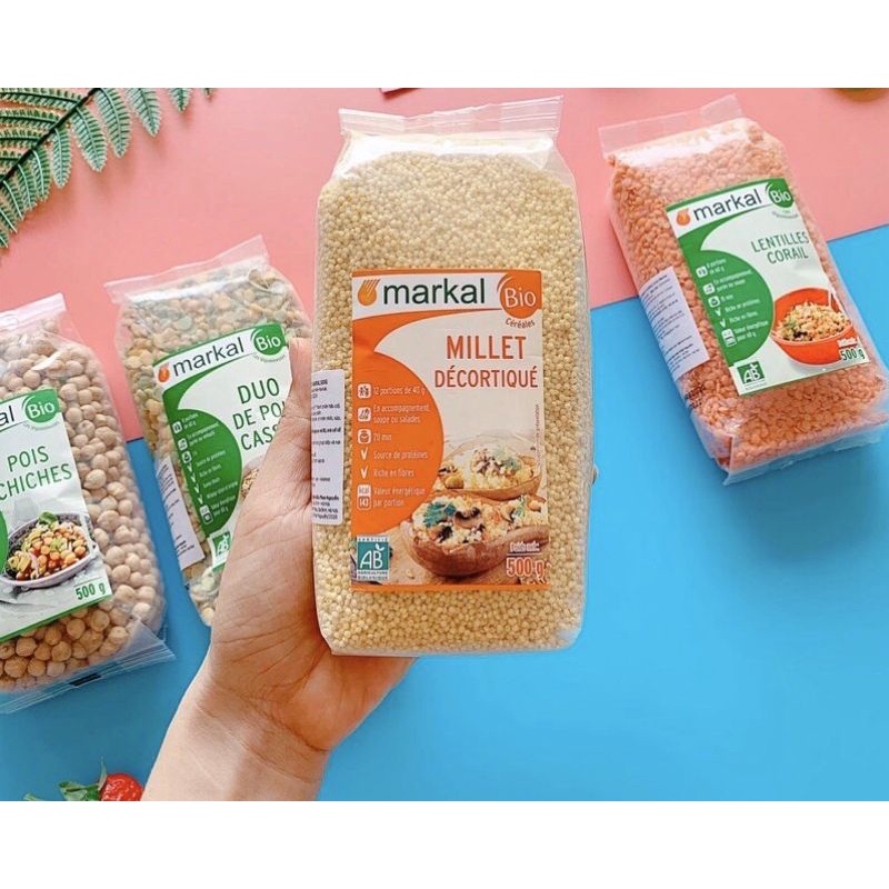 Hạt Và Đậu Hữu Cơ Markal Tách Lẻ 100g Cho Bé Ăn Dặm