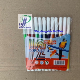 Bút lông 12 màu con vẹt
