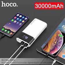 ✅Ship hoả tốc - Pin Sạc Dự Phòng 30000mAh HOCO B12 Max Chính Hãng Hỗ Trợ Sạc Nhanh 5A Max, Đầu Ra 4 Cổng USB