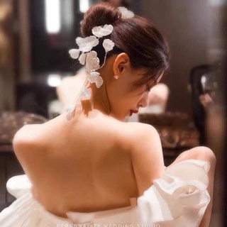 cài tóc dải hoa cô dâu