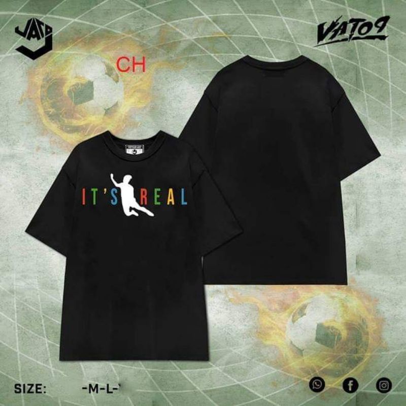 Áo thun form rộng in Văn Toàn, cú ngã lịch sử, áo phông nam nữ It's Real 2 màu ĐEN,TRẮNG -bilshop17 | BigBuy360 - bigbuy360.vn
