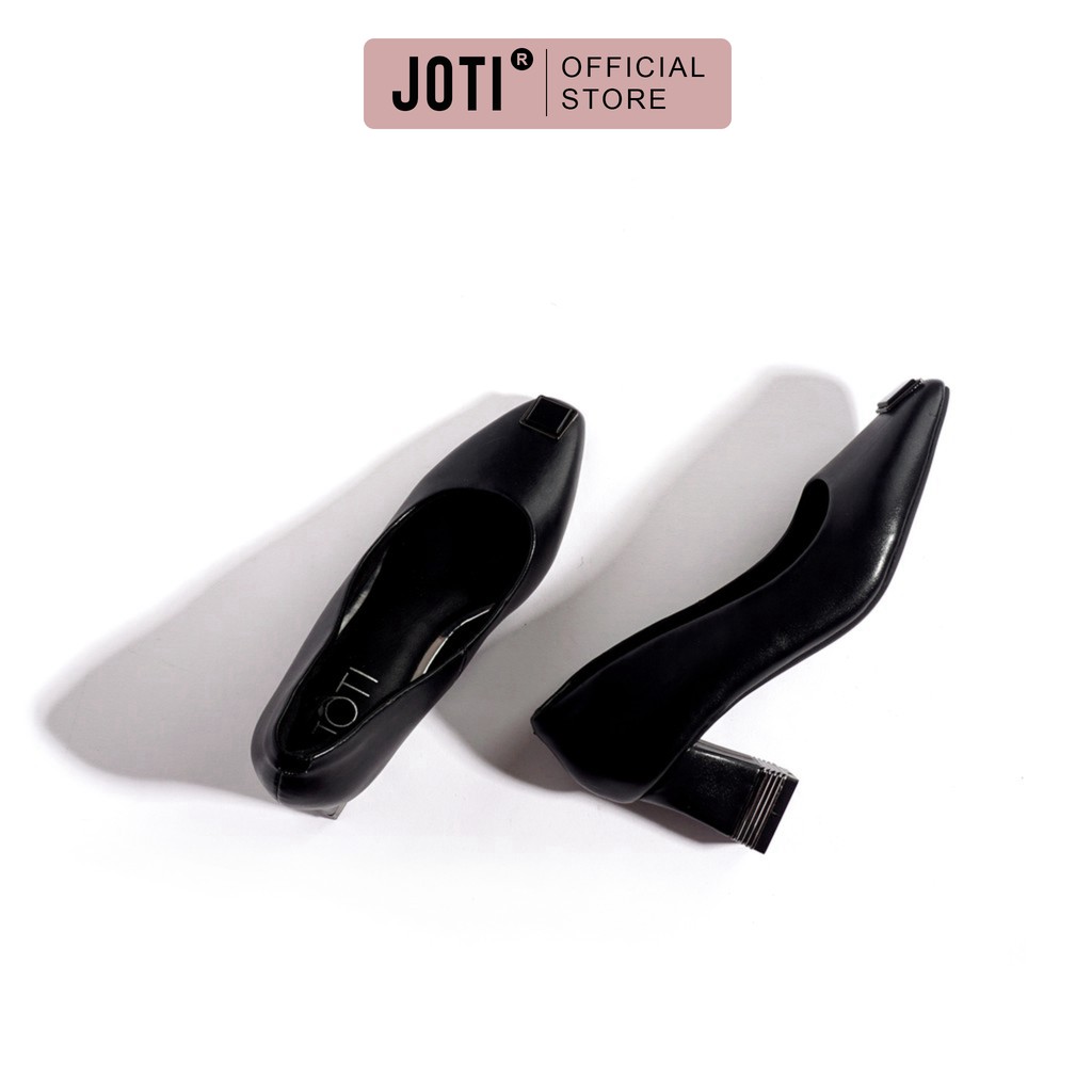 Giày Cao Gót Nữ JOTI Venus 3292VN5 - Mũi Vuông Bít Gót Đế Vuông Cao 5cm Da Bò Thật - Mang Công Sở Dự Tiệc