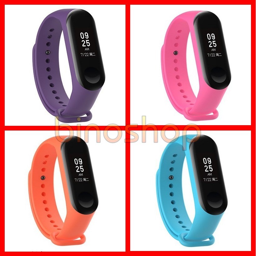 Dây đeo thay thế chính hãng cho Xiaomi Miband 3 Miband 4 - Mijobs