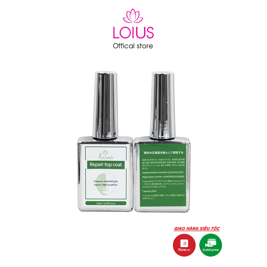 Top bóng chống xước tự sửa bề mặt Lotus ( Repair top coat ) cao cấp chai 18ml