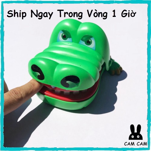Đồ Chơi Khám Răng Cá Sấu ⚡ HÀNG LOẠI 1 SIZE TO⚡ đồ chơi cho bé và gia đình cực kì vui nhộn