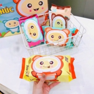 Khăn ướt Thiên Phúc CAO CẤP HÌNH GẤU 120 tờ, siêu mịn màng cho bé