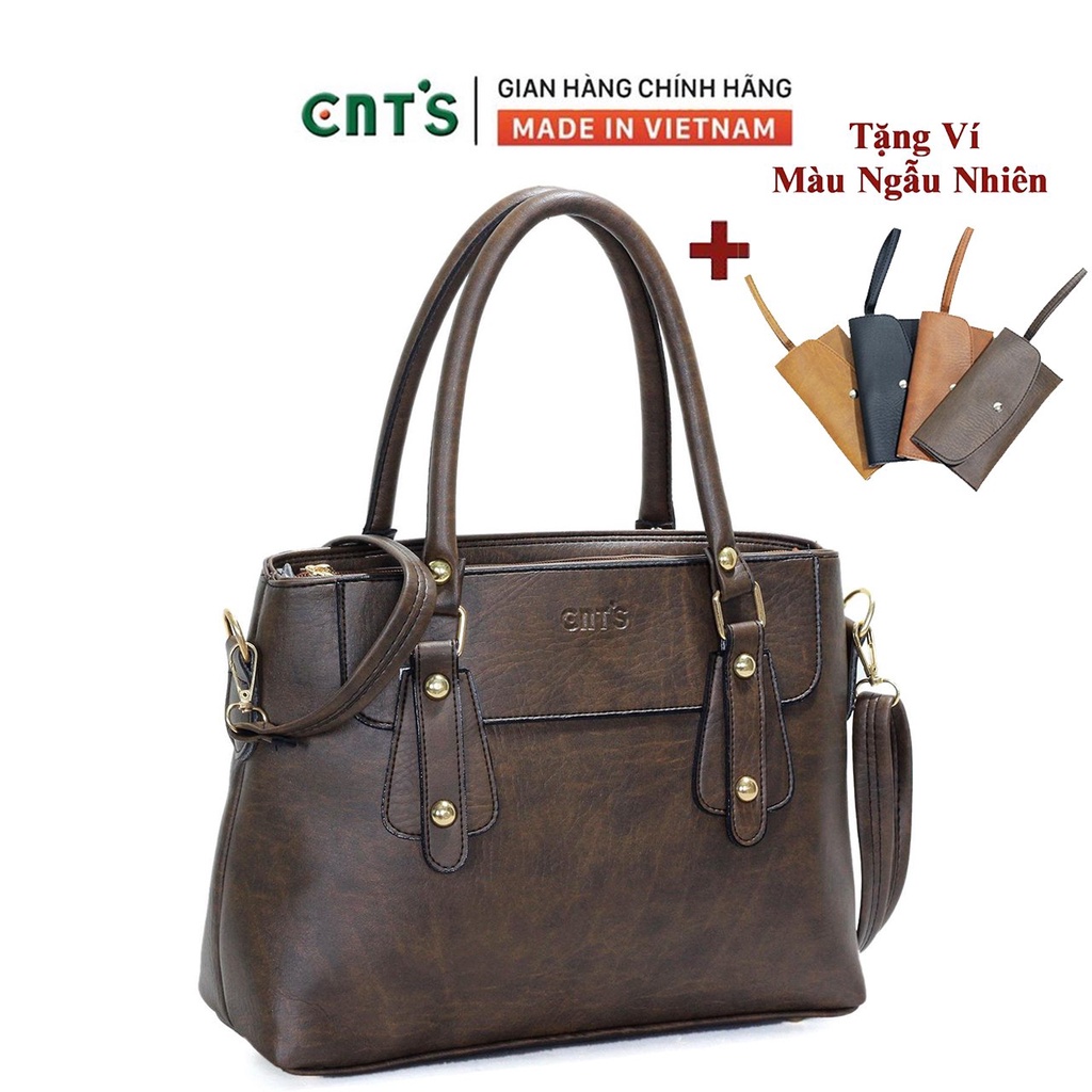 Túi xách nữ thời trang CNT TX38 cao cấp (Tặng kèm ví)