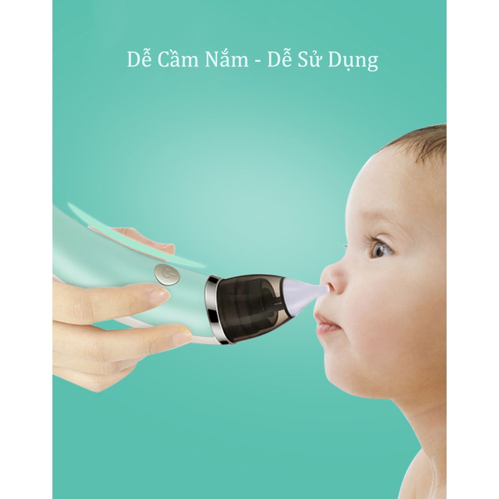 Máy hút mũi trẻ em Little Bees - Hút mũi trẻ sơ sinh với đầu silicon siêu mềm,  an toàn cho bé
