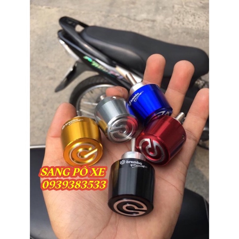 Cặp gù tay lái logo brembo cao cấp đủ màu
