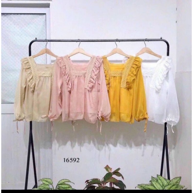 Áo voan tiểu thư bigsize 55 đến 90 ký