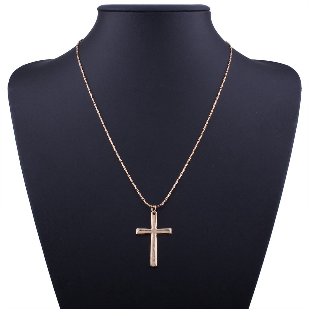 Set 2 dây chuyền mặt hình cây thánh giá thời trang dành cho nữ