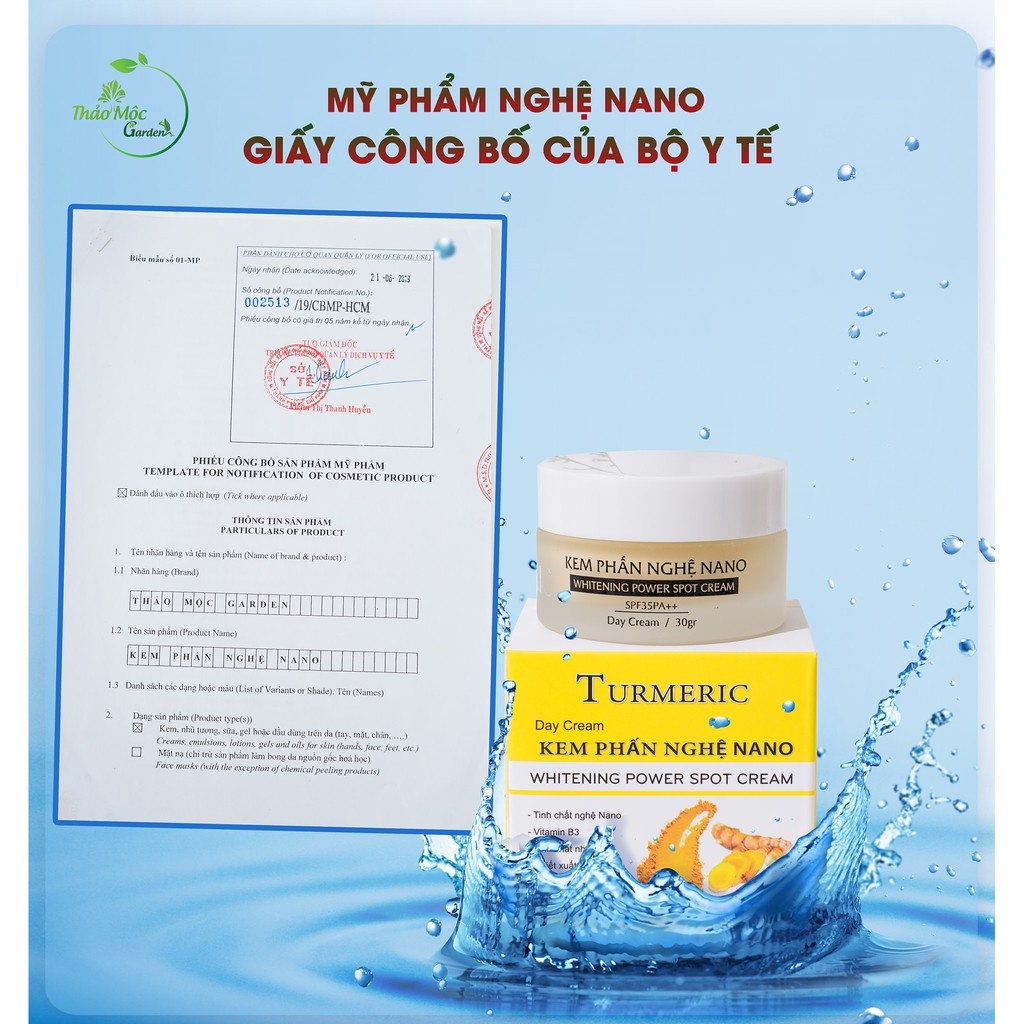 Kem phấn nghệ NANO