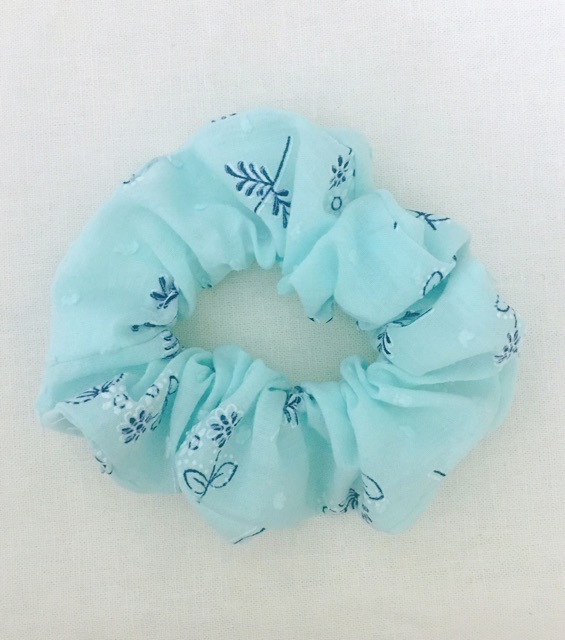 Dây cột tóc, buộc tóc Scrunchies hoa