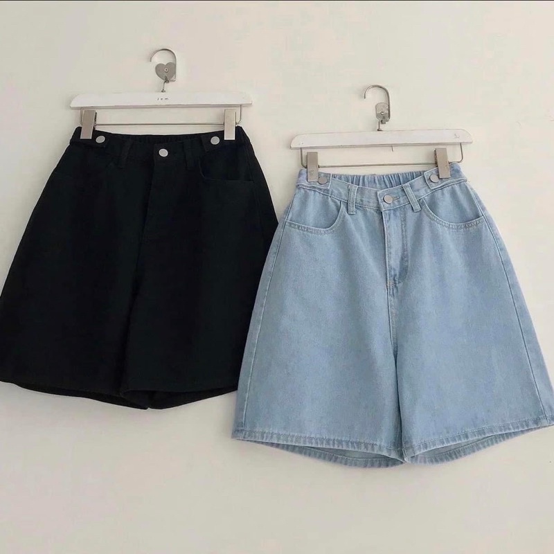 Quần Short Jeans MIN Unisex Chất Liệu Jeans Dày Dặn