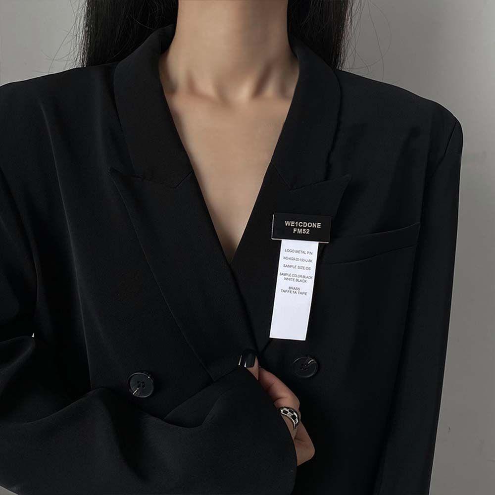 Trâm Cài Áo Hình Trái Tim Bằng Hợp Kim Phong Cách Hàn Quốc Dễ Phối Đồ Cho Nữ