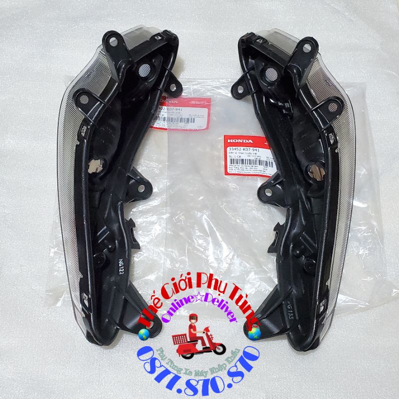 Xi nhan trước RSX 110 2012 - RSX 110 siêu nhân zin mới Honda Việt Nam - 33402-K07-941/ 33452-K07-941
