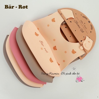 Yếm ăn dặm silicon cao cấp đến từ thương hiệu bar – rot