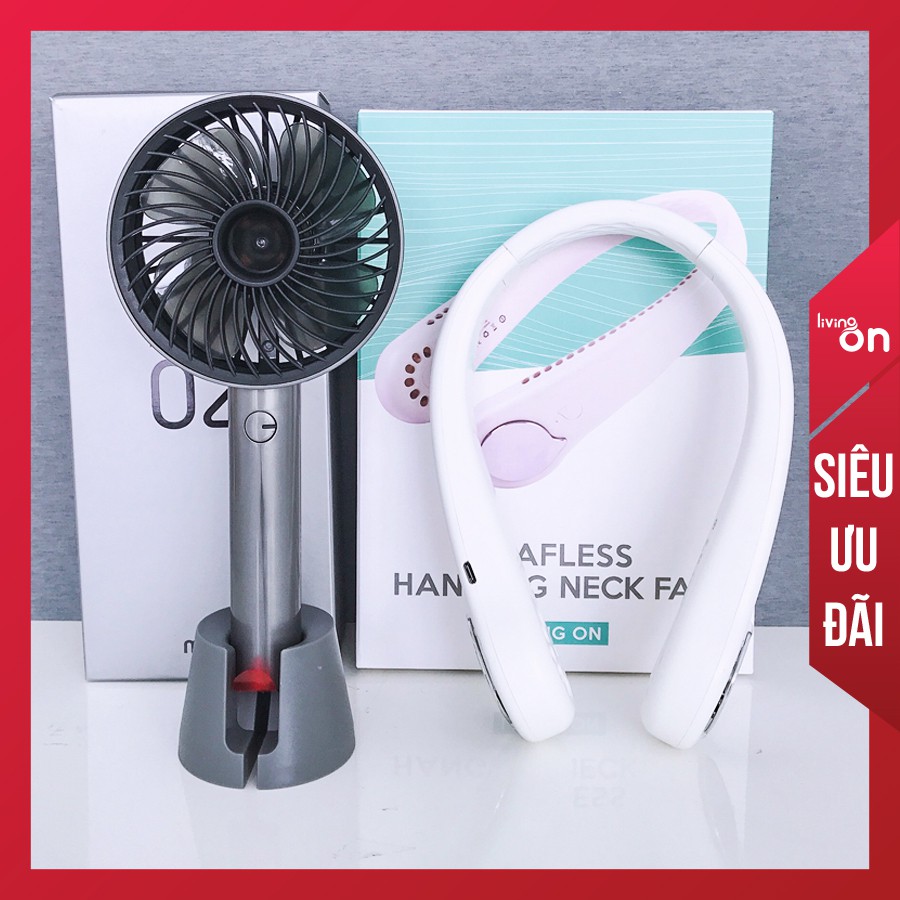 &quot;&quot;&quot; XỊN XÒ &quot;&quot;&quot; QUẠT CẦM TAY/ QUẠT ĐEO CỔ  DI ĐỘNG GIẢI NHIỆT MÙA HÈ