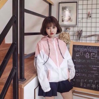 Áo khoác dù phối 2 màu siêu đẹp