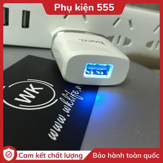  Củ Sạc Hoco C11 1 Cổng USB 1A - Cốc Sạc Điện Thoại Andro Và Iphone - Hàng Chính Hãng 