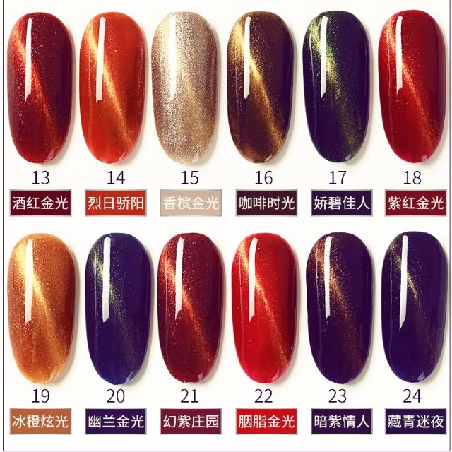 SƠN MẮT MÈO MINI 24 MÀU TỰ CHỌN