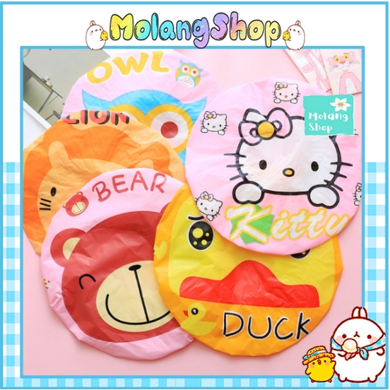 Mũ ủ tóc - Mũ hấp tóc tiện lợi dễ thương Molangshop