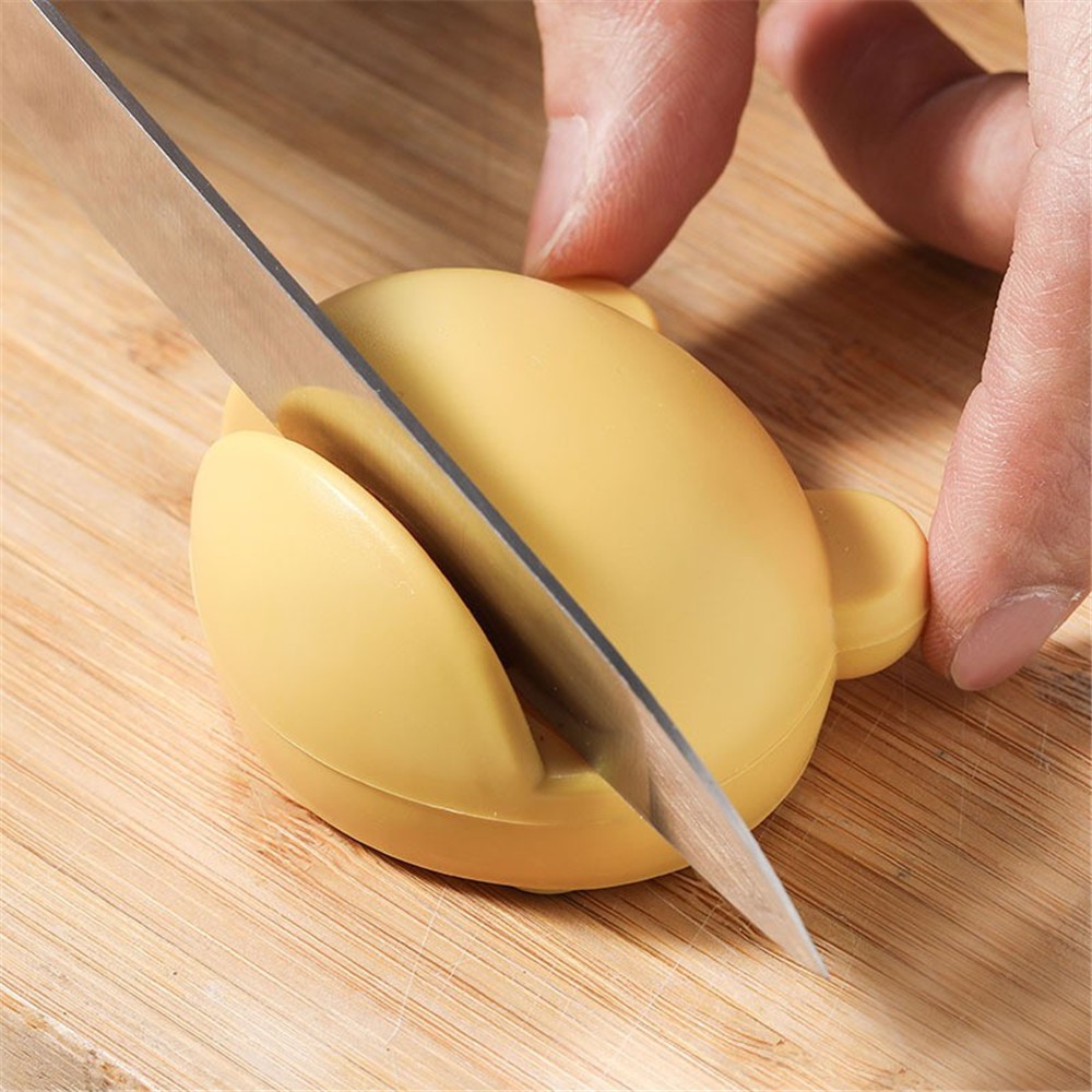 Dụng cụ mài dao thiết kế chú ếch hoạt hình sang trọng tiện lợi dành cho nhà bếp