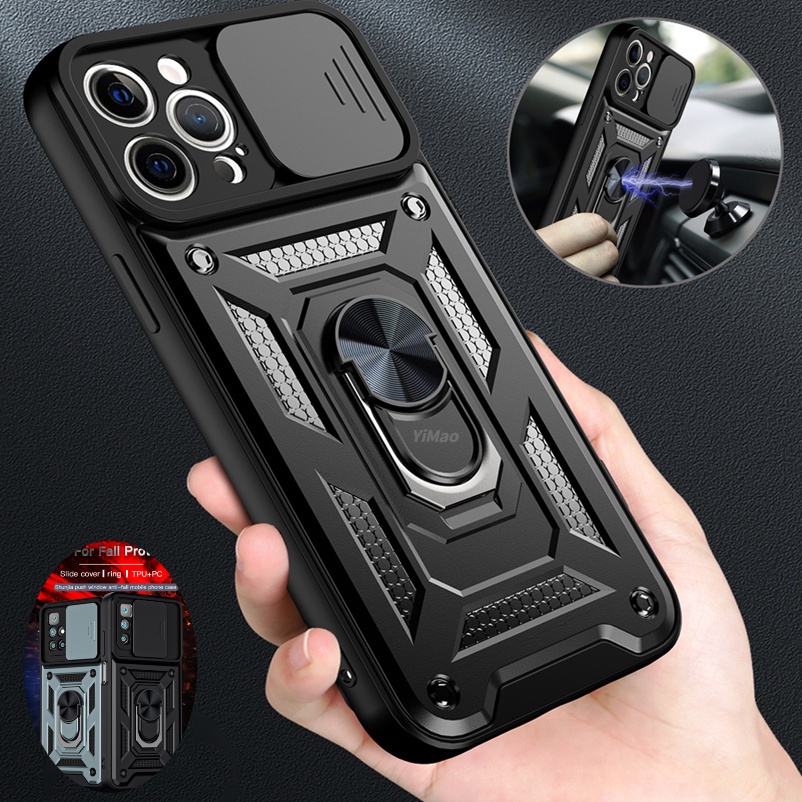 Ốp Điện Thoại Chống Sốc Có Vòng Đỡ Cho Samsung A02 A02s A03S A10S A20 A30 A11 A12 A22 A21S A32 A52 5G A71 A51 A31 A13 A23