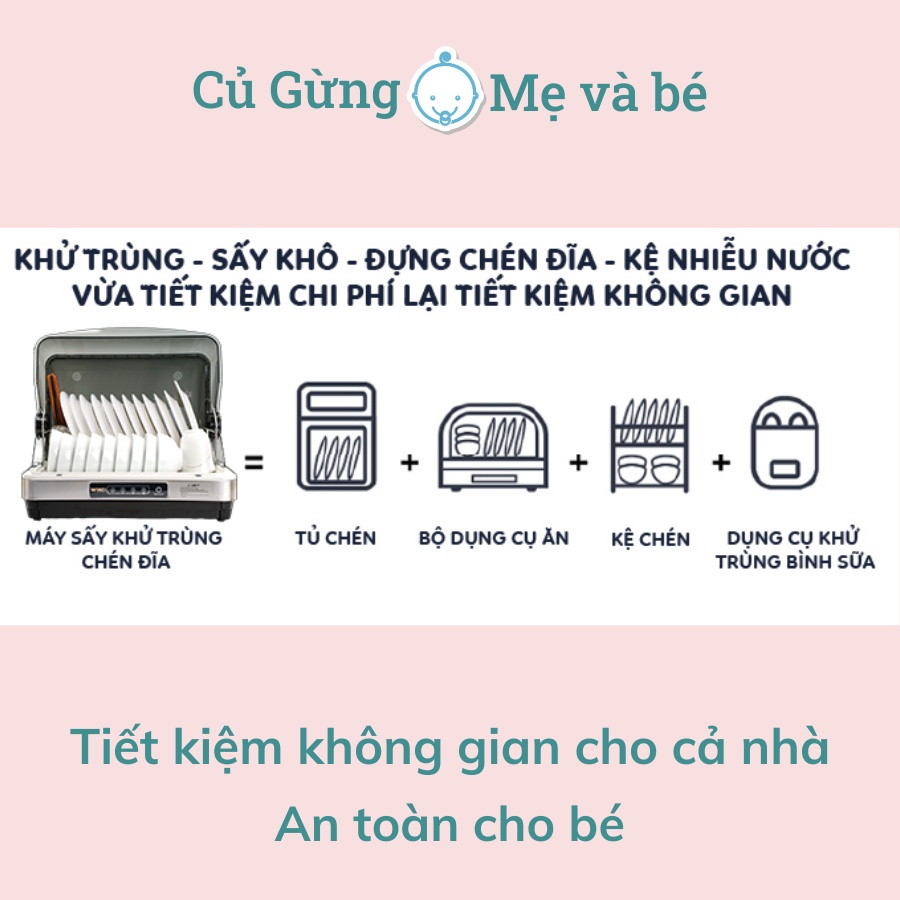 Máy khử trùng bát đĩa Winci KWC-UV007, dung tích 32L, 42L, Hàng chính hãng, Bảo hành 12 tháng