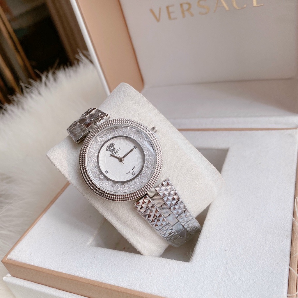 Đồng Hồ VERSACE Nữ , dây thép đúc đặc , mặt kính chống xước , cao cấp , bảo hành 12 tháng