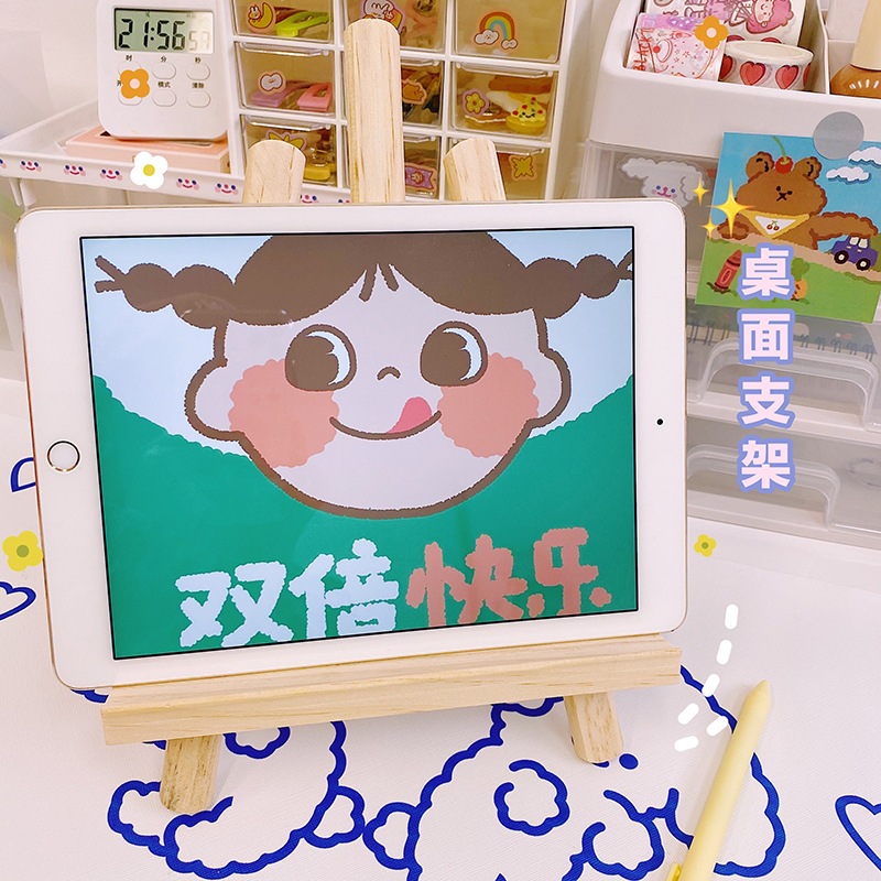 Giá Đỡ Điện Thoại Bằng Gỗ Để Bàn Tiện Dụng