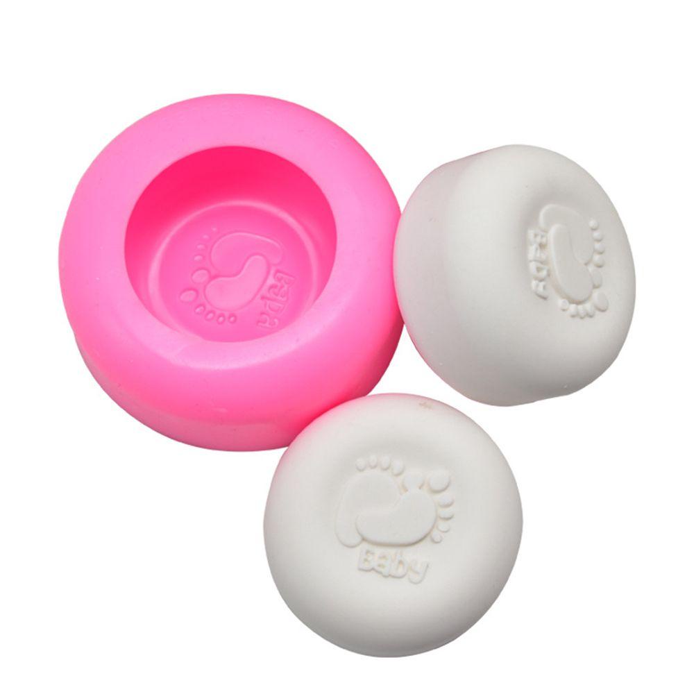 LANSEL Khuôn Silicone Làm Xà Phòng Thủ Công Hình Bàn Chân Em Bé