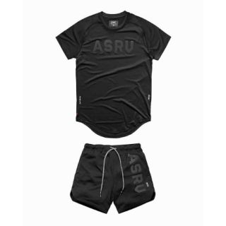 BỘ TẬP GYM NAM ASRU [FREESHIP] Bộ thể thao nam thun cotton co dãn 4 chiều hàng loại 1