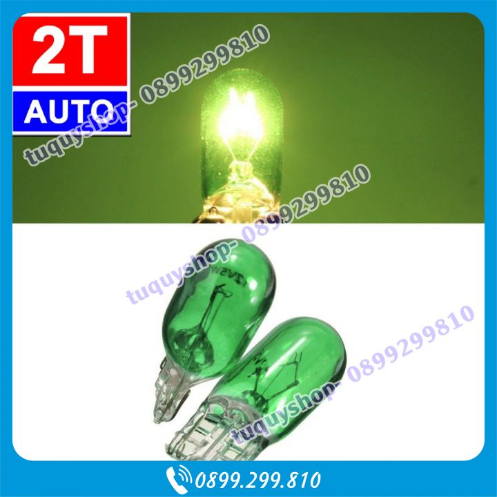 01 Bóng Đèn halogen ha lô gen chân T10 dùng cho xe máy ô tô, SKU:259