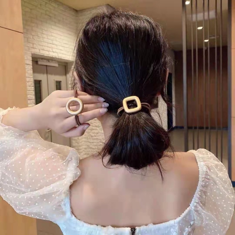 Dây Buộc Tóc Cao Su Phong Cách Hàn Quốc Đơn Giản Mẫu Mới 2022 Cho Nữ