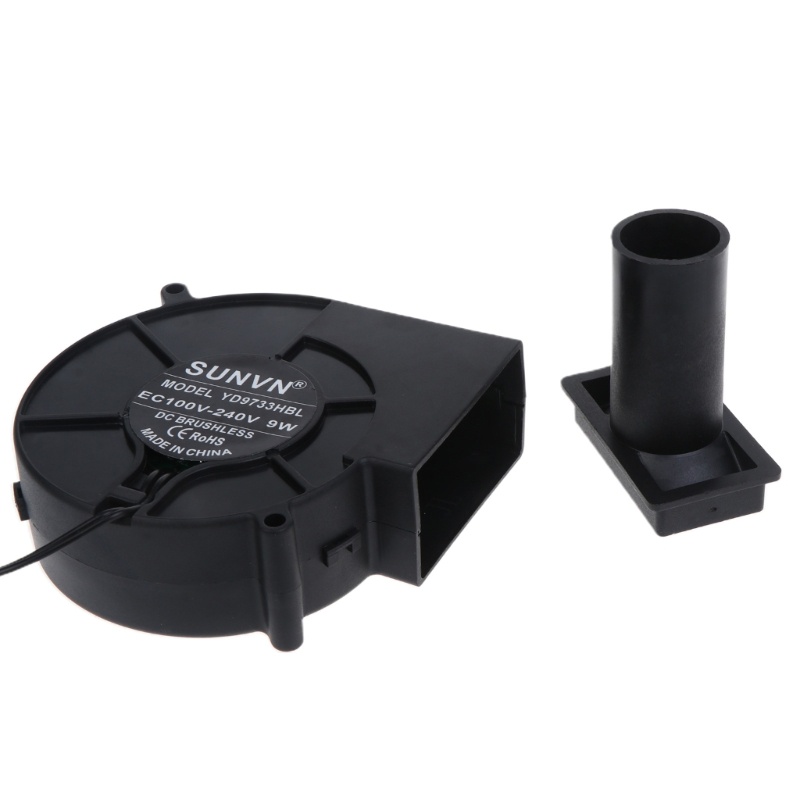 Quạt Thổi Khí Cỡ Lớn 12V 0.07A 3300RPM 100V-240V AC Cho Lò Nướng BBQ