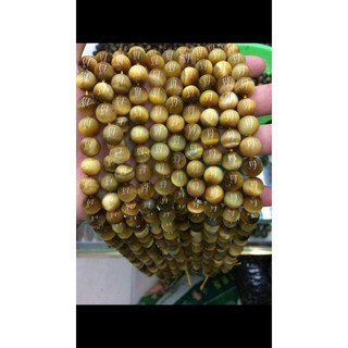 VÒNG TAY ĐÁ MẮT HỔ 10MM ( NHÂN TẠO)