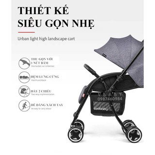 Xe đẩy trẻ em 2 chiều Seebaby T09A