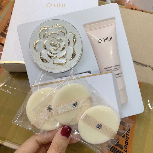 {Hàng chính hãng}  Phấn Phủ Dưỡng Trắng Ohui Vanising Set khuyến mãi Siêu lời