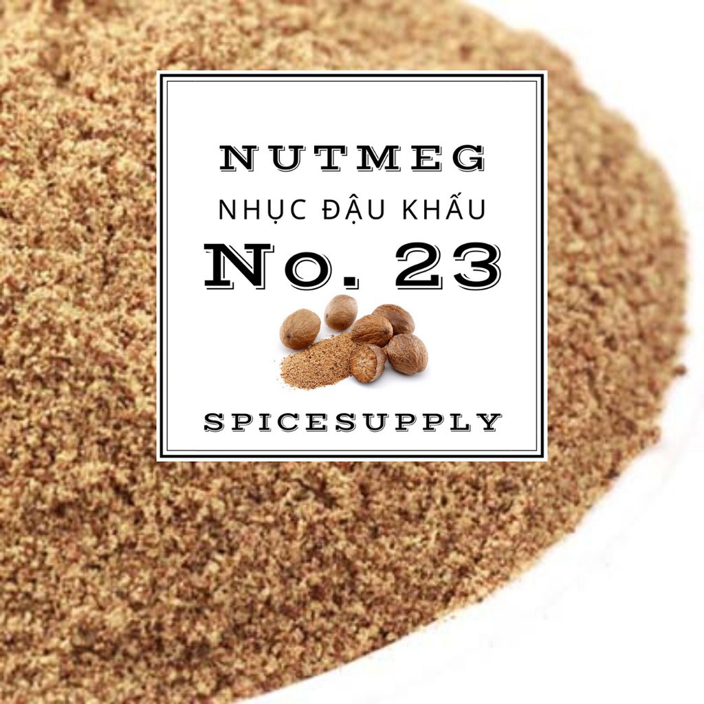 Nutmeg powder - bột Nhục đậu khấu để làm bánh Hũ 120ml