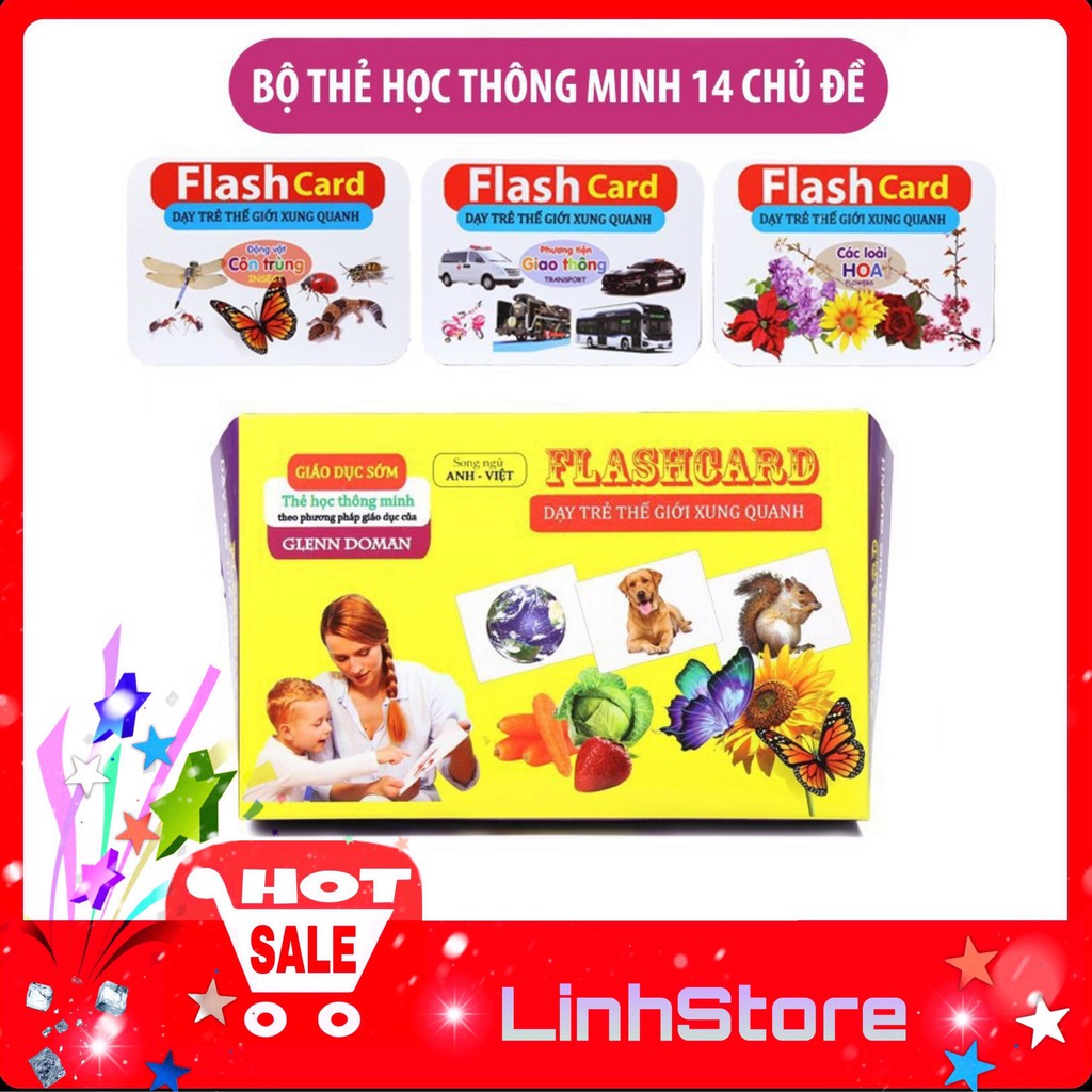 Thẻ Học Thông Minh Loại Size Lớn - 14 Chủ Đề