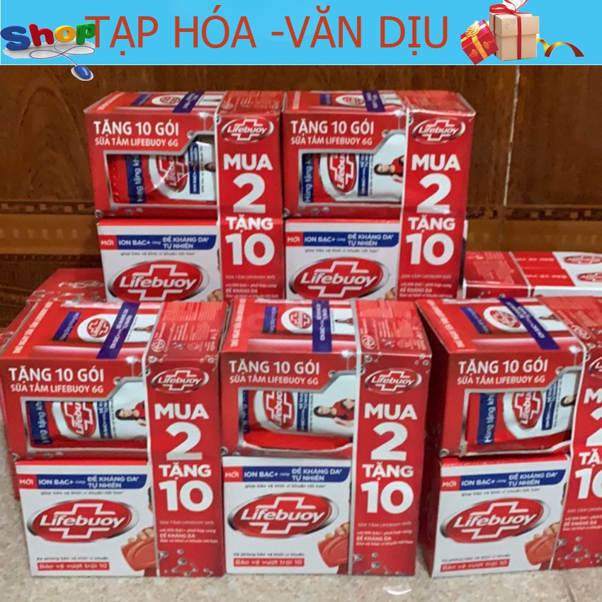 Combo 2 bánh xà phòng Lifebuoy 90g tặng 10 gói sữa tắm Lifebuoy 6g ✅còn hàng ✅ tạp hóa Văn Dịu