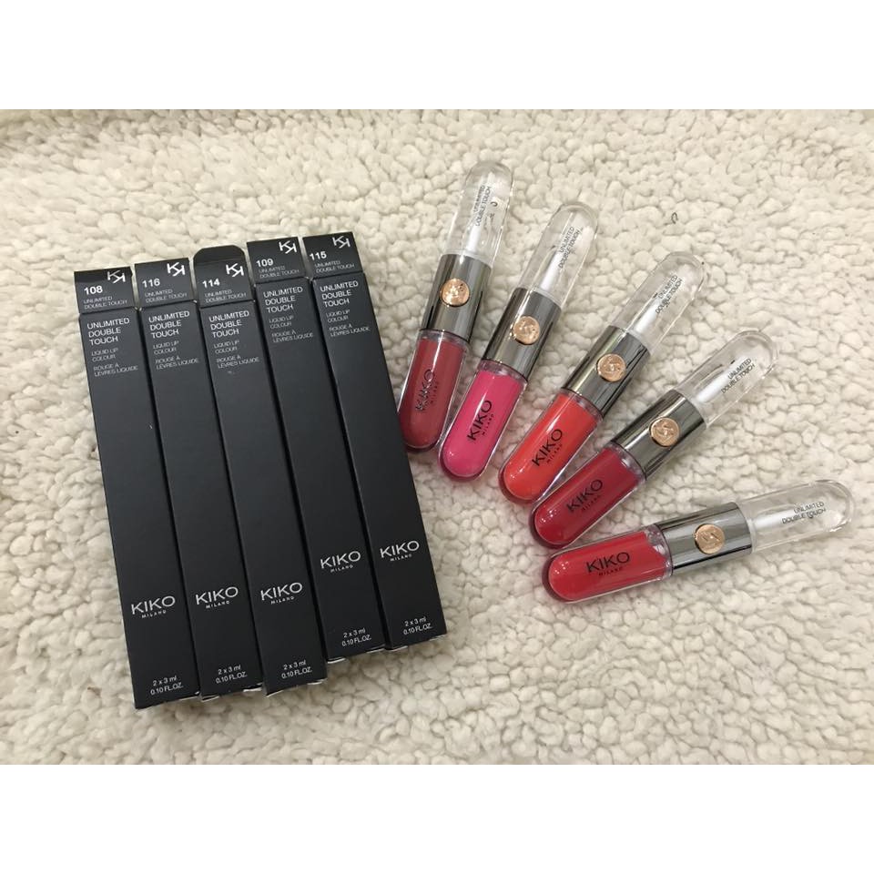 Son kem Kiko 2 đầu Kiko Unlimited Double Touch (bản UK)